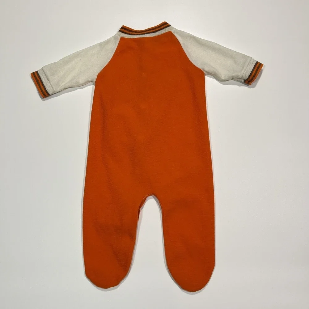 Vintage‎ 70s Cleveland Brown Baby Body Suit Pajamas